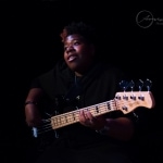Band photography in West London, bass guitar